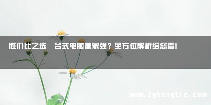性价比之选 台式电脑哪家强？全方位解析给您看！